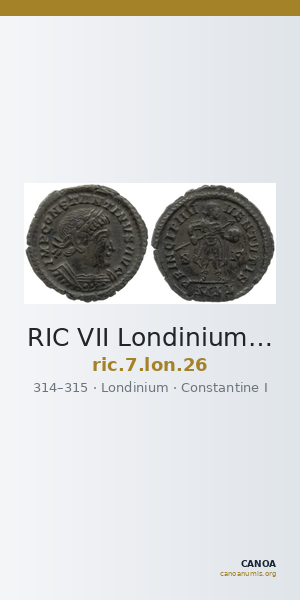 RIC VII Londinium 26 — CANOA