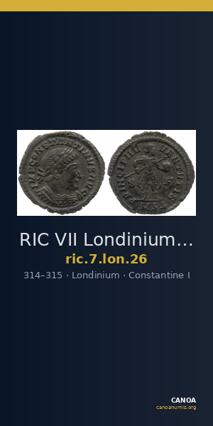 RIC VII Londinium 26 — CANOA