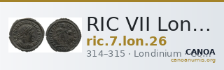 RIC VII Londinium 26 — CANOA
