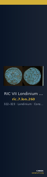 RIC VII Londinium 260 — CANOA