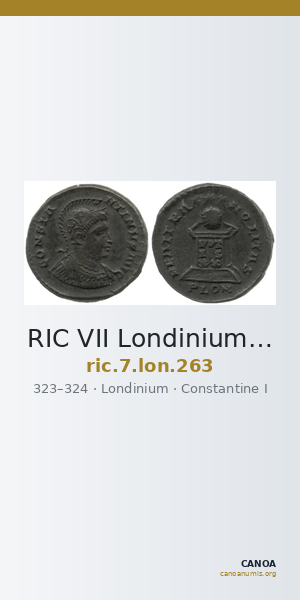 RIC VII Londinium 263 — CANOA