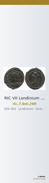 RIC VII Londinium 269 — CANOA