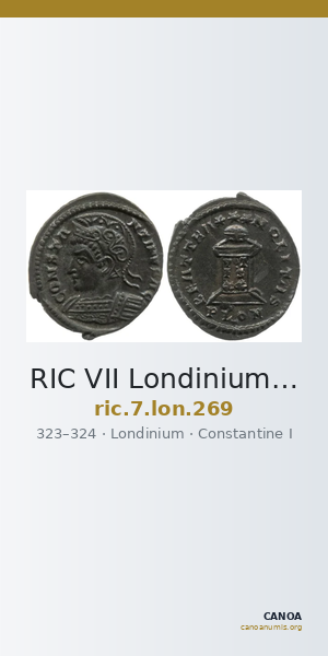 RIC VII Londinium 269 — CANOA