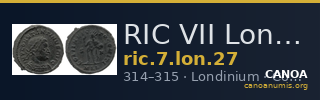 RIC VII Londinium 27 — CANOA