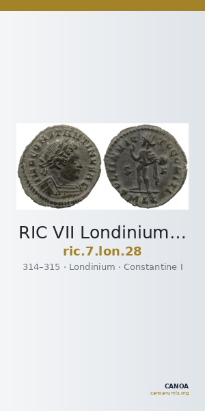 RIC VII Londinium 28 — CANOA