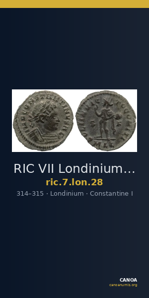RIC VII Londinium 28 — CANOA