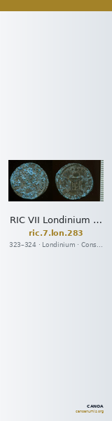 RIC VII Londinium 283 — CANOA