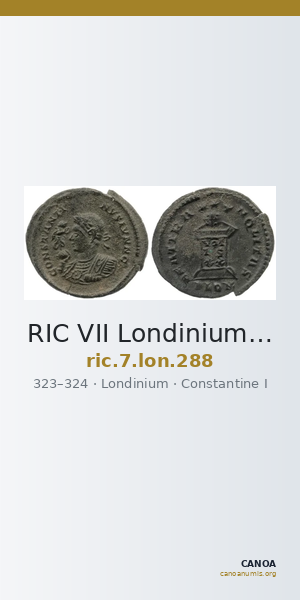 RIC VII Londinium 288 — CANOA