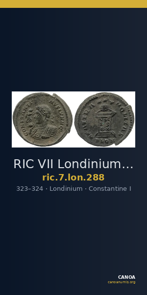 RIC VII Londinium 288 — CANOA