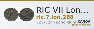 RIC VII Londinium 288 — CANOA