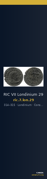 RIC VII Londinium 29 — CANOA