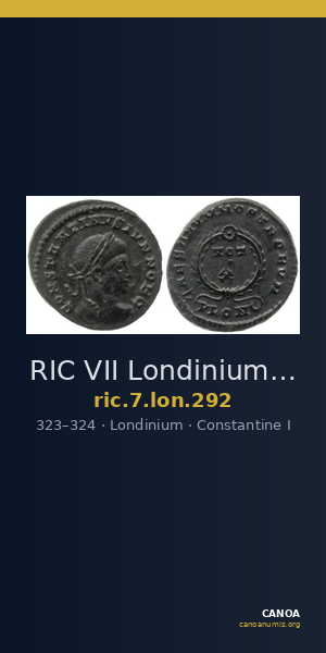 RIC VII Londinium 292 — CANOA