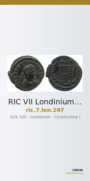 RIC VII Londinium 297 — CANOA
