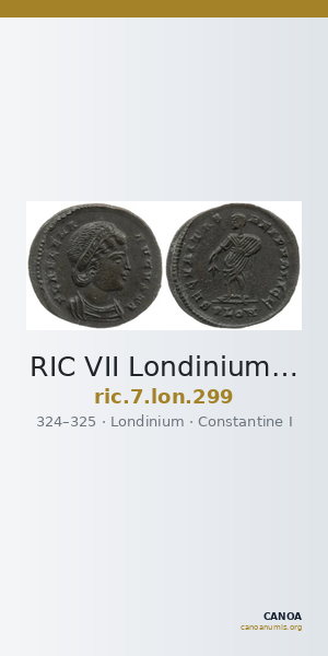 RIC VII Londinium 299 — CANOA