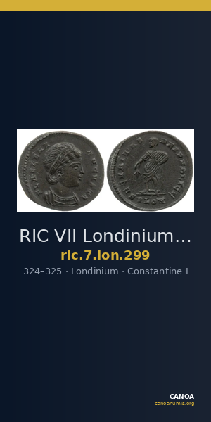 RIC VII Londinium 299 — CANOA