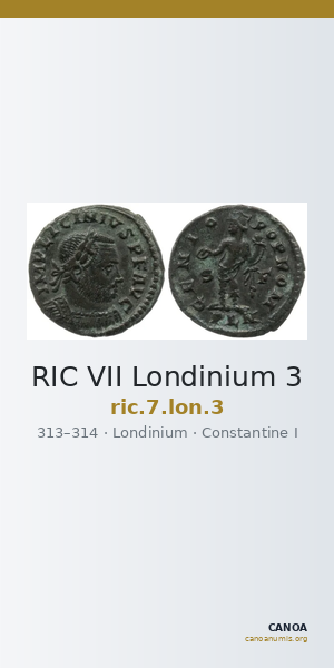 RIC VII Londinium 3 — CANOA