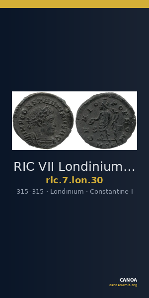RIC VII Londinium 30 — CANOA