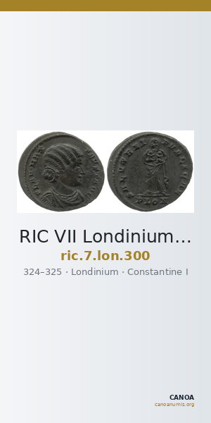RIC VII Londinium 300 — CANOA