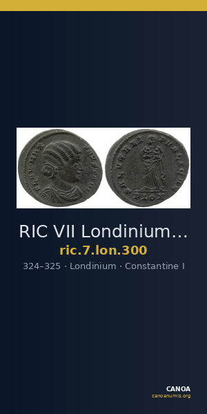 RIC VII Londinium 300 — CANOA