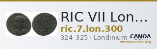 RIC VII Londinium 300 — CANOA