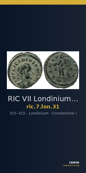 RIC VII Londinium 31 — CANOA
