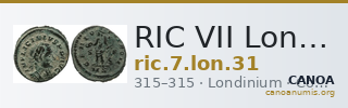 RIC VII Londinium 31 — CANOA