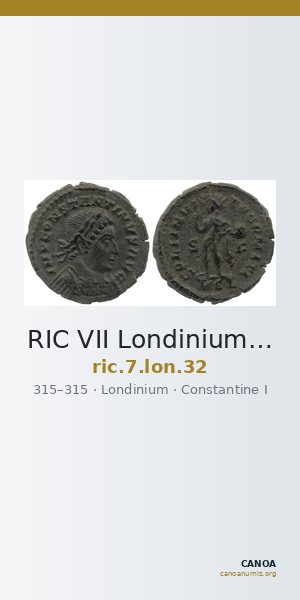 RIC VII Londinium 32 — CANOA
