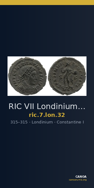 RIC VII Londinium 32 — CANOA