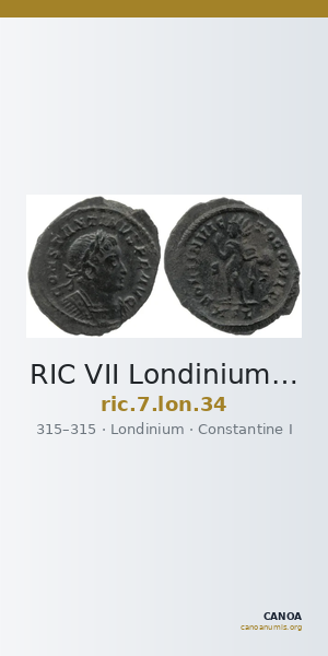 RIC VII Londinium 34 — CANOA
