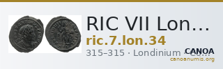 RIC VII Londinium 34 — CANOA