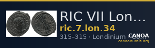 RIC VII Londinium 34 — CANOA