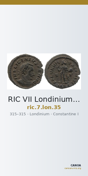 RIC VII Londinium 35 — CANOA