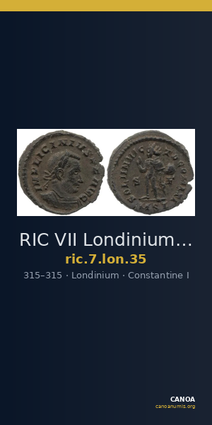 RIC VII Londinium 35 — CANOA