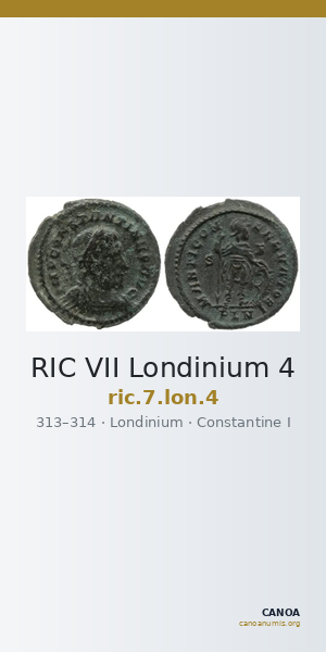 RIC VII Londinium 4 — CANOA