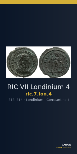 RIC VII Londinium 4 — CANOA
