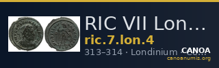 RIC VII Londinium 4 — CANOA