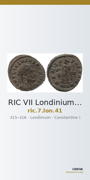 RIC VII Londinium 41 — CANOA