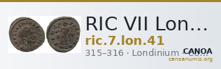 RIC VII Londinium 41 — CANOA