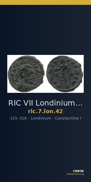 RIC VII Londinium 42 — CANOA