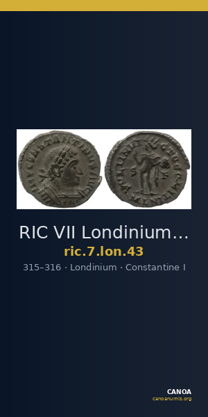 RIC VII Londinium 43 — CANOA