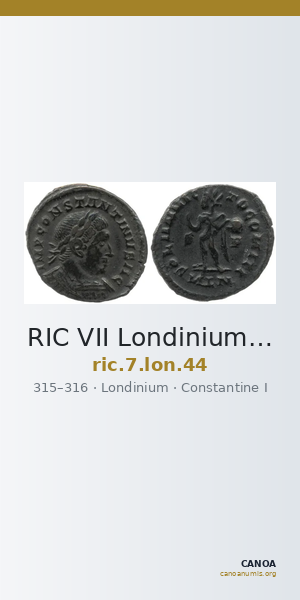 RIC VII Londinium 44 — CANOA