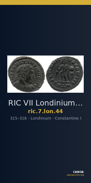 RIC VII Londinium 44 — CANOA