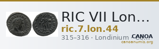 RIC VII Londinium 44 — CANOA