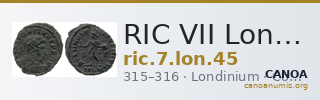 RIC VII Londinium 45 — CANOA
