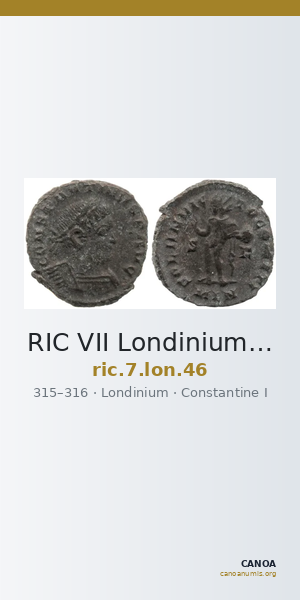 RIC VII Londinium 46 — CANOA