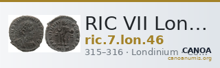 RIC VII Londinium 46 — CANOA