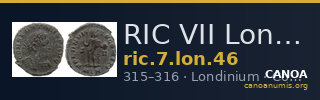 RIC VII Londinium 46 — CANOA