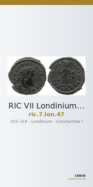 RIC VII Londinium 47 — CANOA