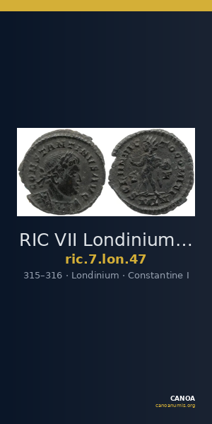 RIC VII Londinium 47 — CANOA