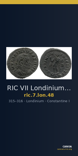 RIC VII Londinium 48 — CANOA